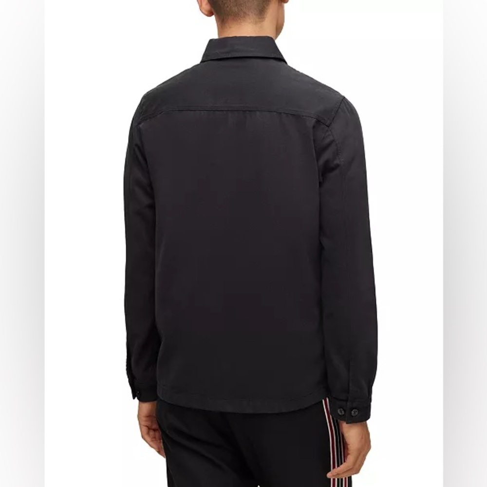 Hugo Overshirt Jacket Patch Pockets Button - image 4